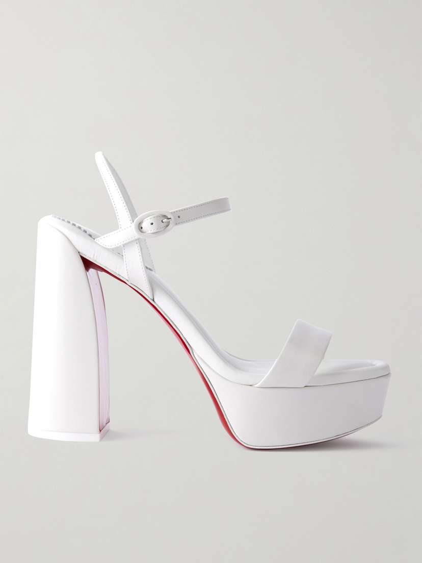 Christian Louboutin Movida Jane 130 Platform Leather Sandals