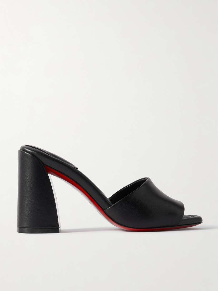 Christian Louboutin Jane 85 Leather Mules