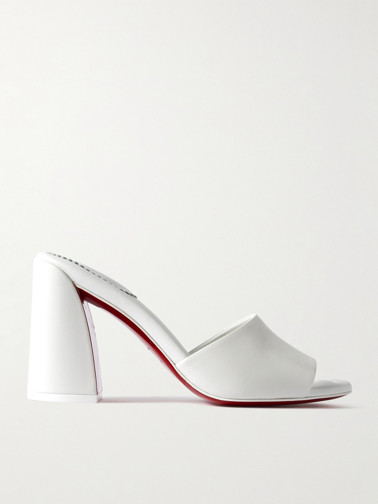 Christian Louboutin - Jane Leather Mules - White
