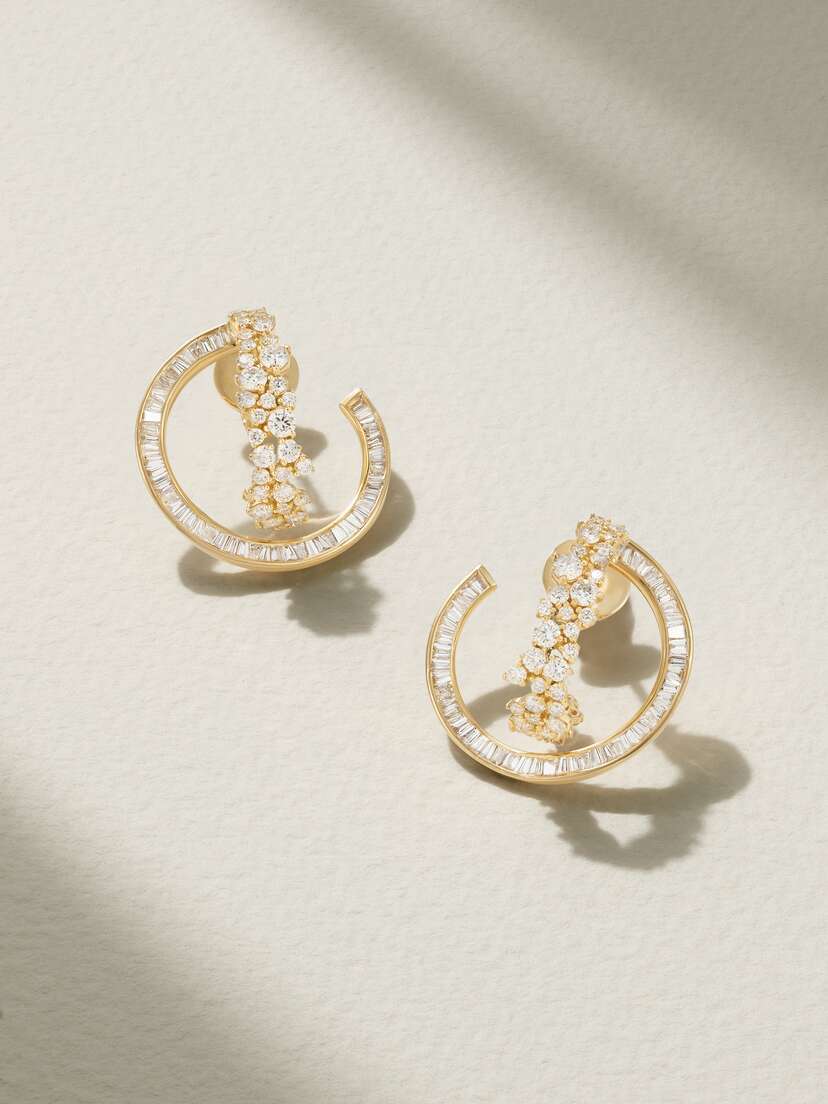 Ananya Scatter 18-karat Gold Diamond Earrings