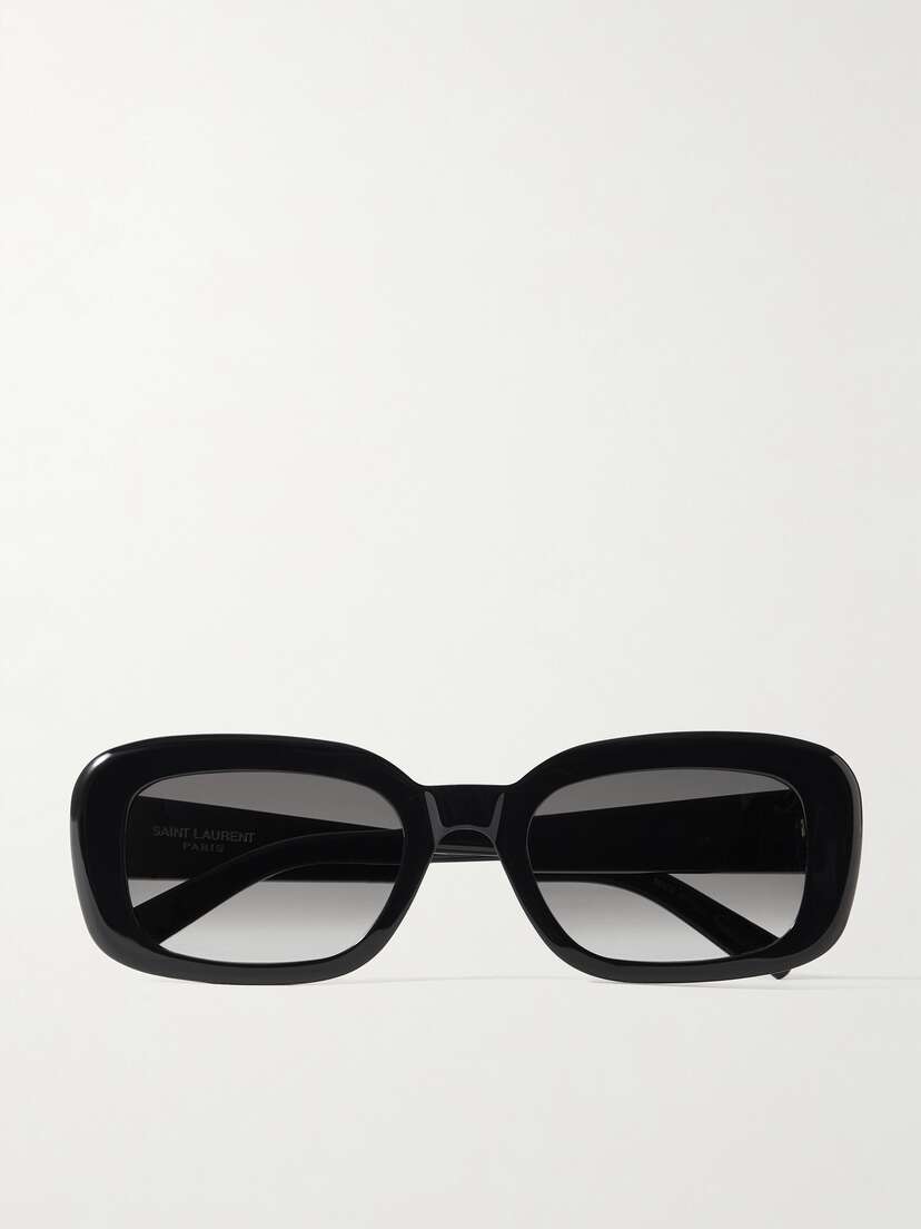 Saint Laurent Eyewear Rectangular-frame Recycled Acetate Sunglasses