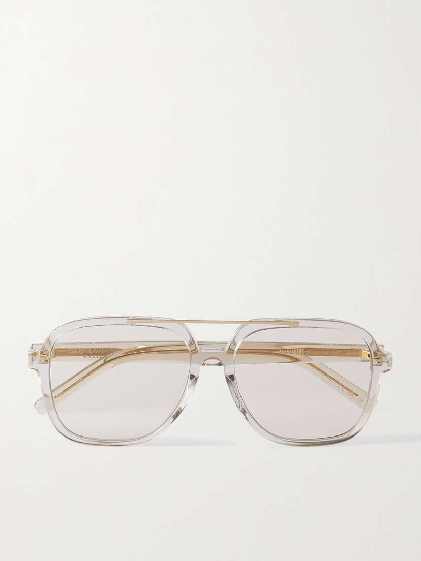 Saint Laurent Eyewear Aviator-style Acetate Sunglasses