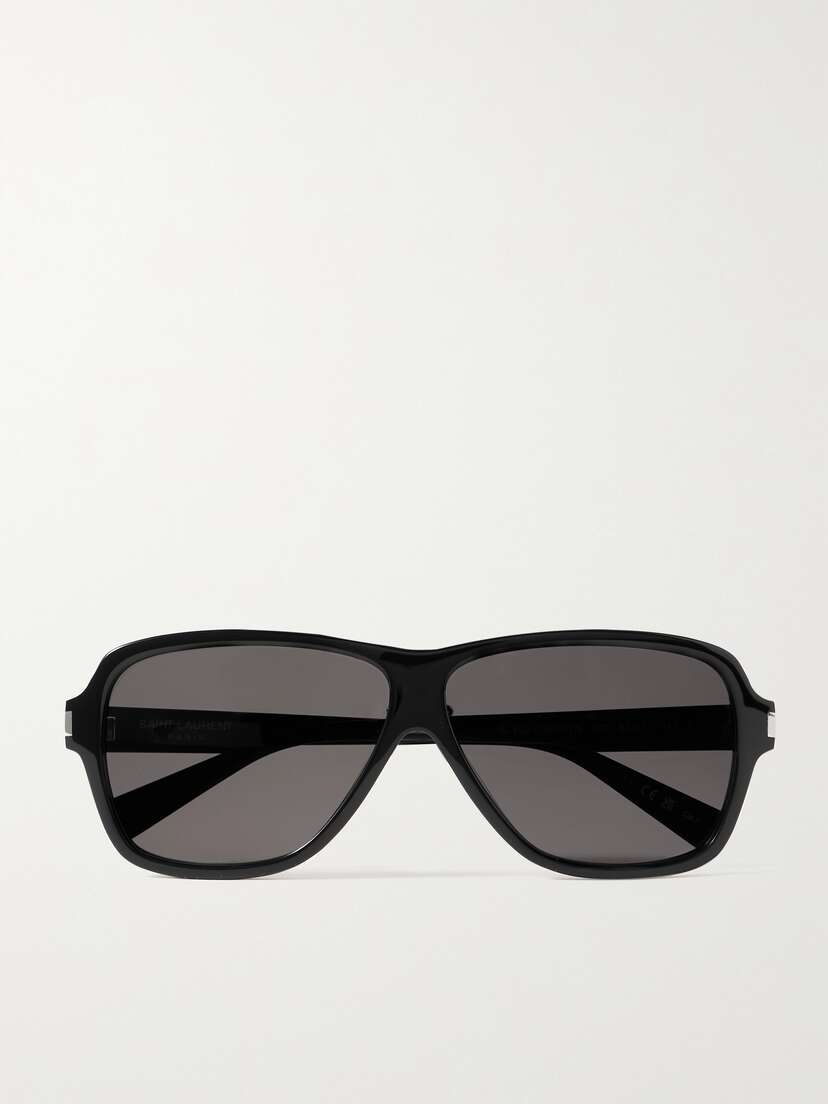 Saint Laurent Eyewear Carolyn Aviator-style Acetate Sunglasses