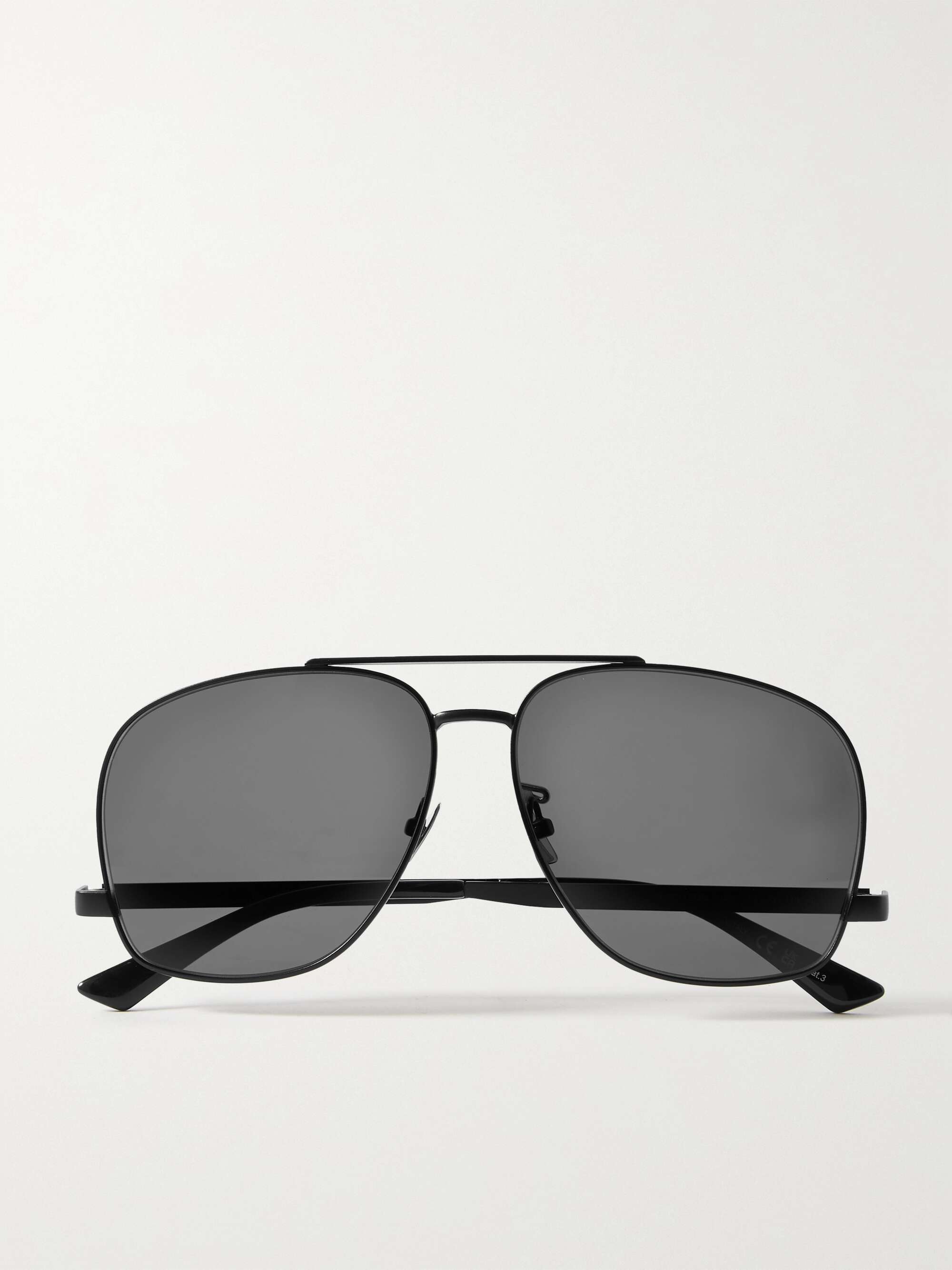 Lunettes de soleil aviateur en métal Leon SAINT LAURENT EYEWEAR