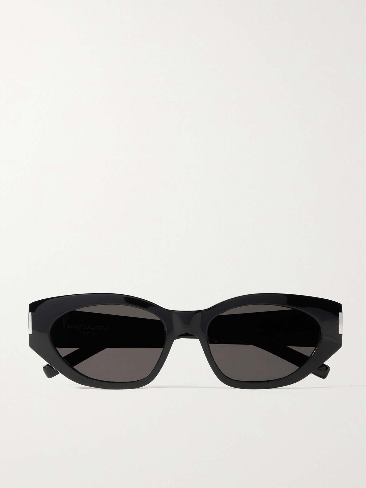 SAINT LAURENT Eyewear - Cat-eye Recycled-acetate Sunglasses - Black