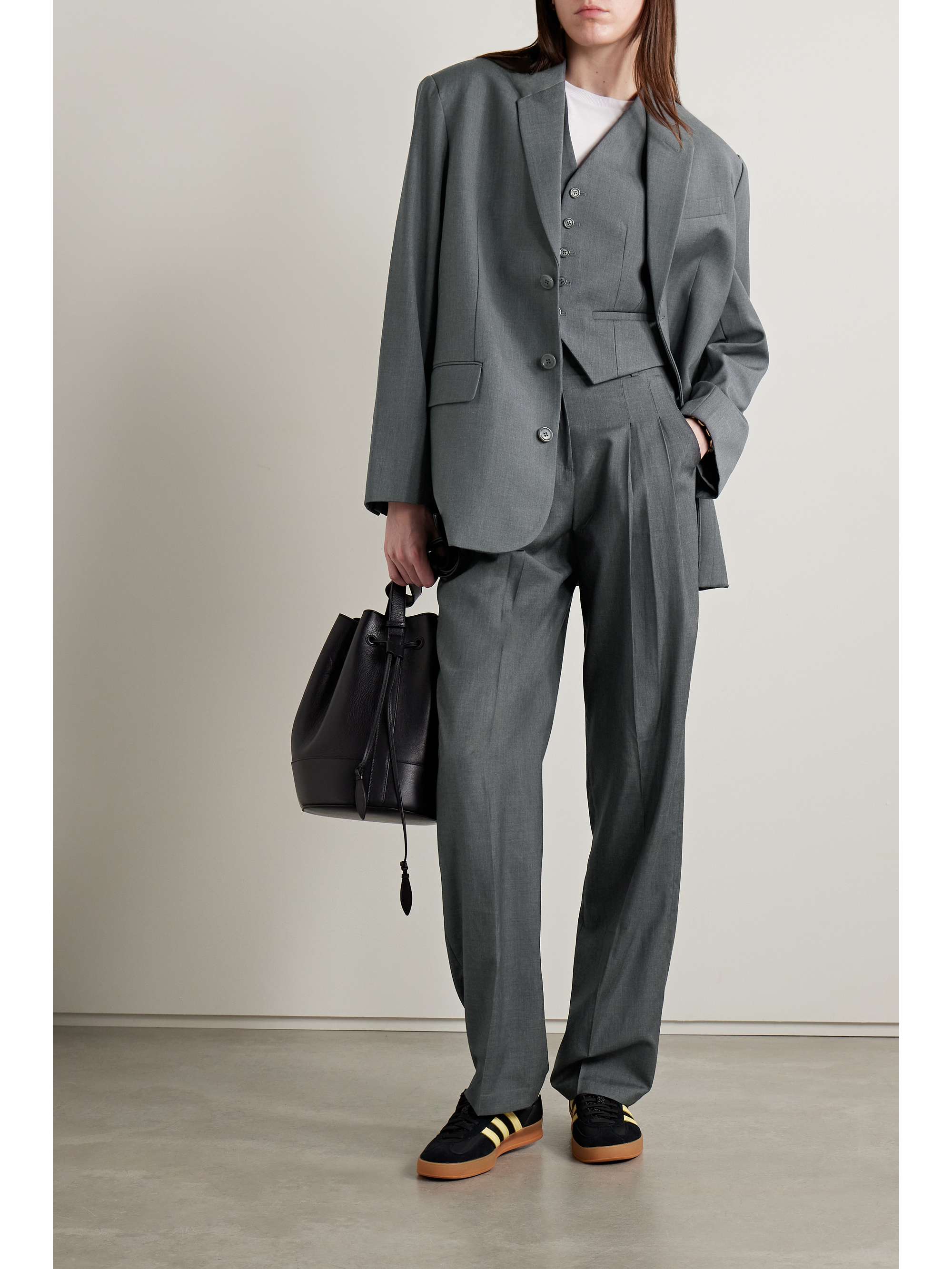 Gelso oversized TENCEL Lyocell blend blazer