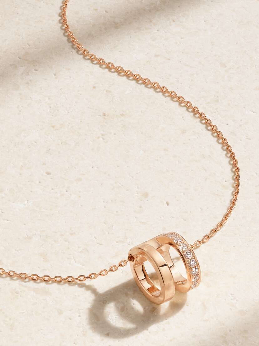 Repossi Berbère 18-karat Rose Gold Diamond Necklace