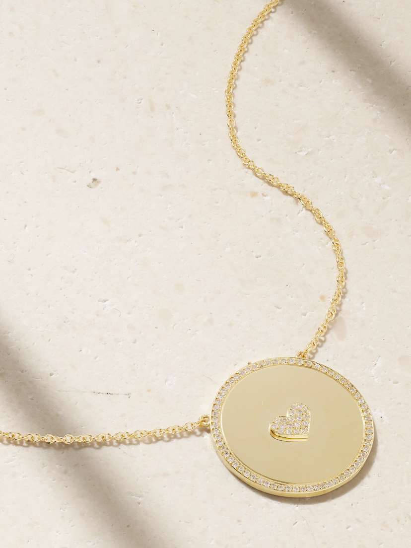 Jennifer Meyer 18-karat Gold Diamond Necklace