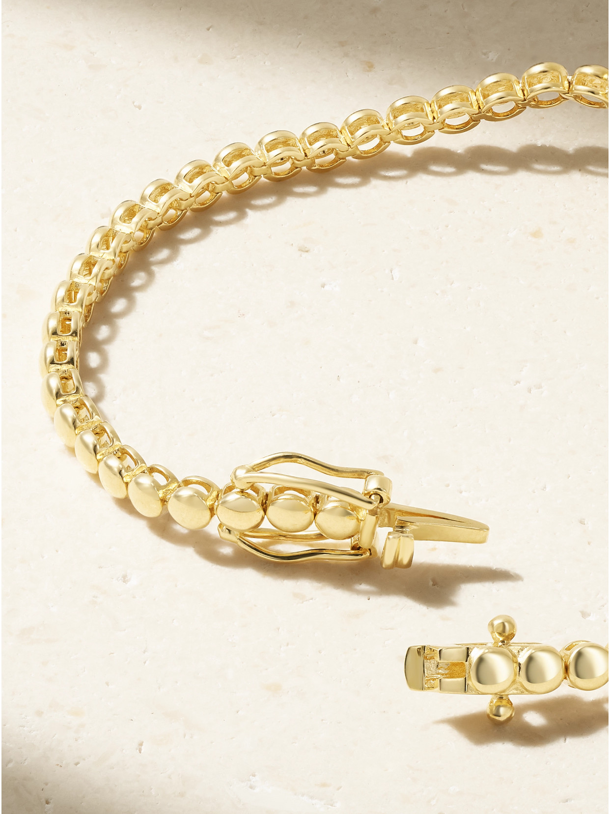 Shop Jennifer Meyer Mini 18-karat Gold Diamond Tennis Bracelet