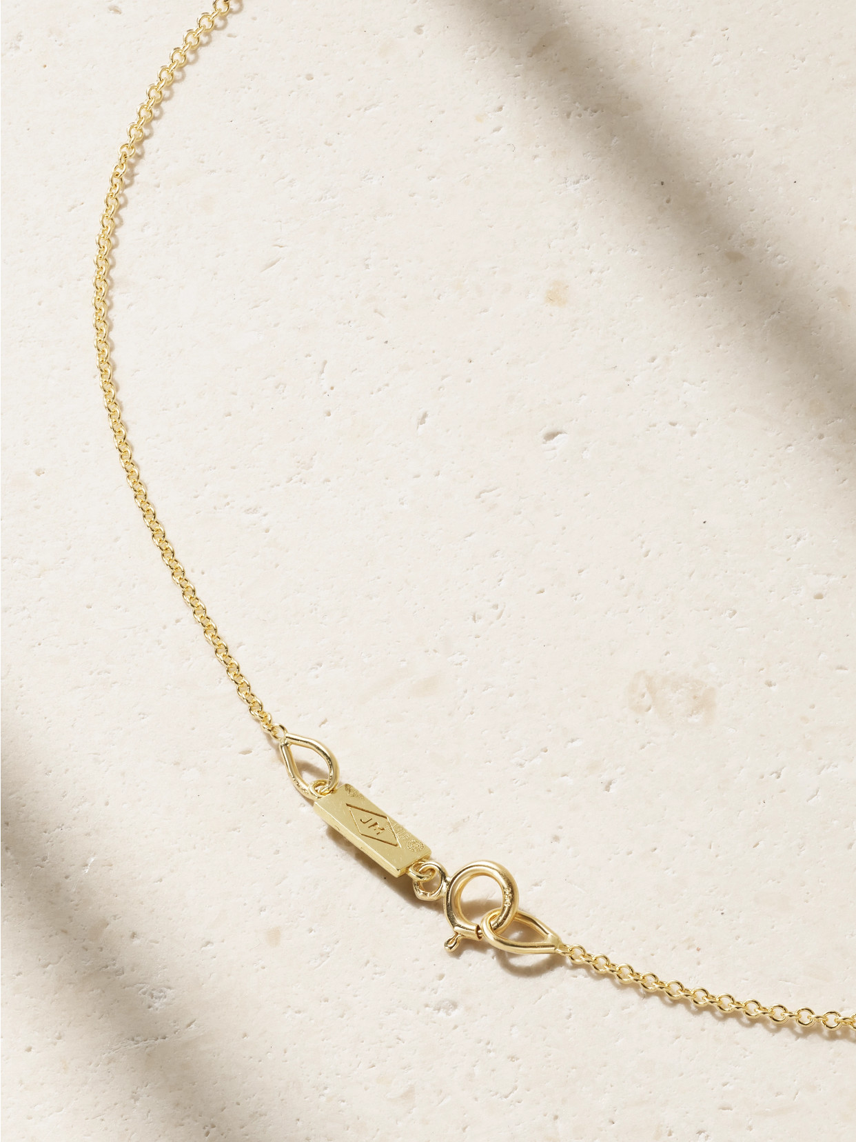 Jennifer Meyer Open Heart 18-karat Gold Diamond, Turquoise And Lapis Lazuli Necklace In Gold
