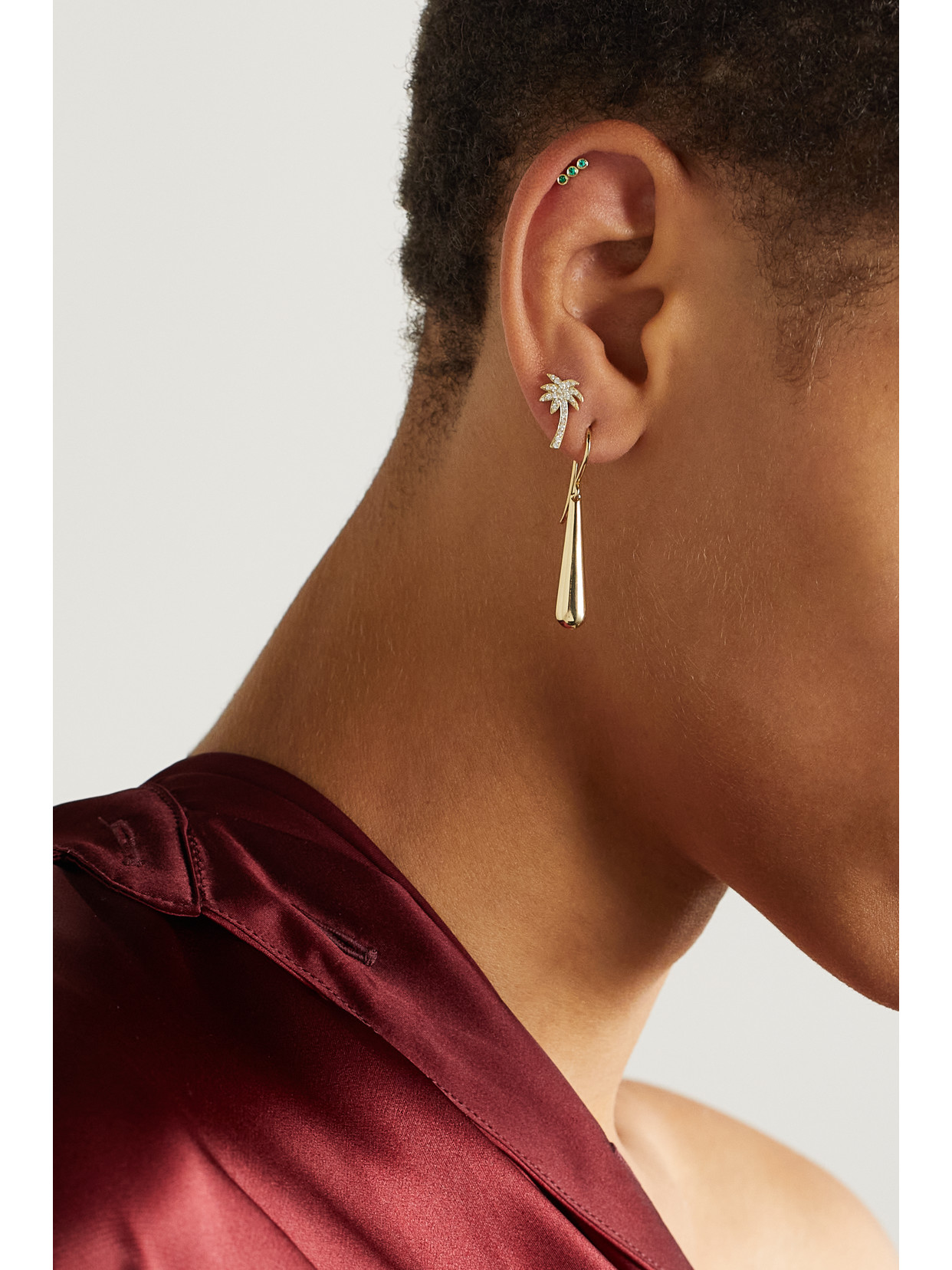 Jennifer Meyer Dome 18-karat Gold Earrings In Gold