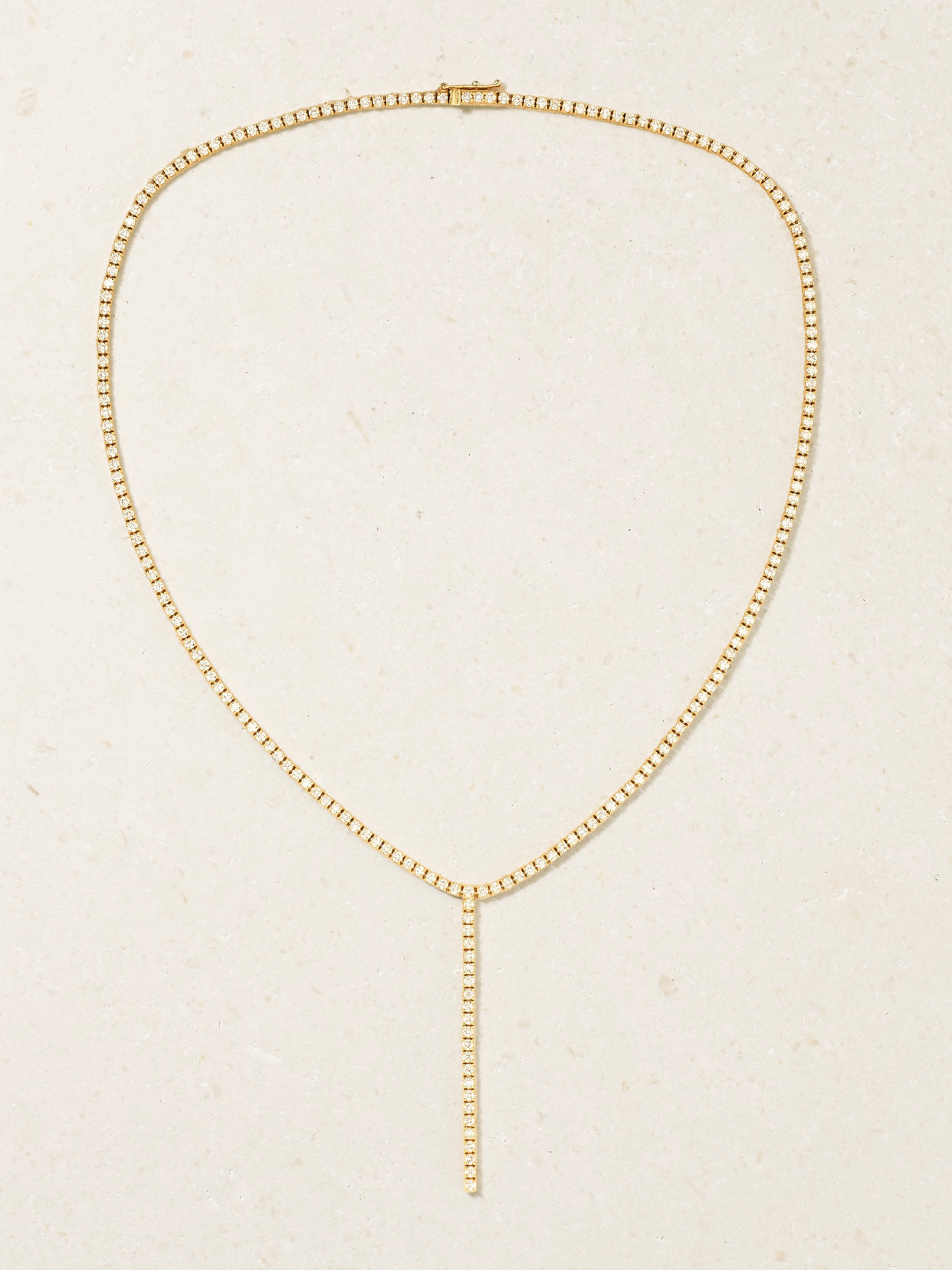 Jennifer Meyer 18-karat Gold Diamond Necklace