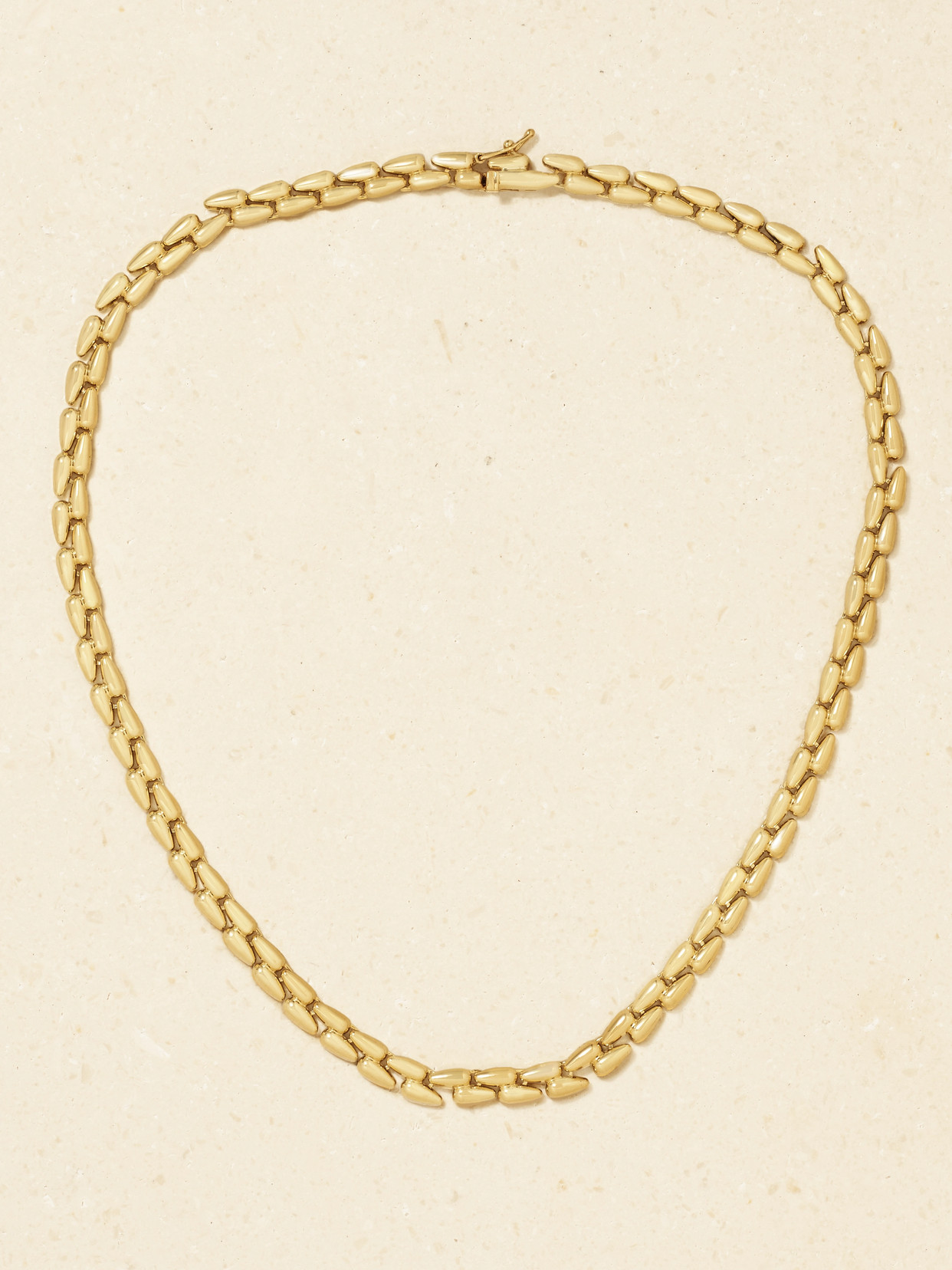 Jennifer Meyer Small Double Dome 18-karat Gold Necklace