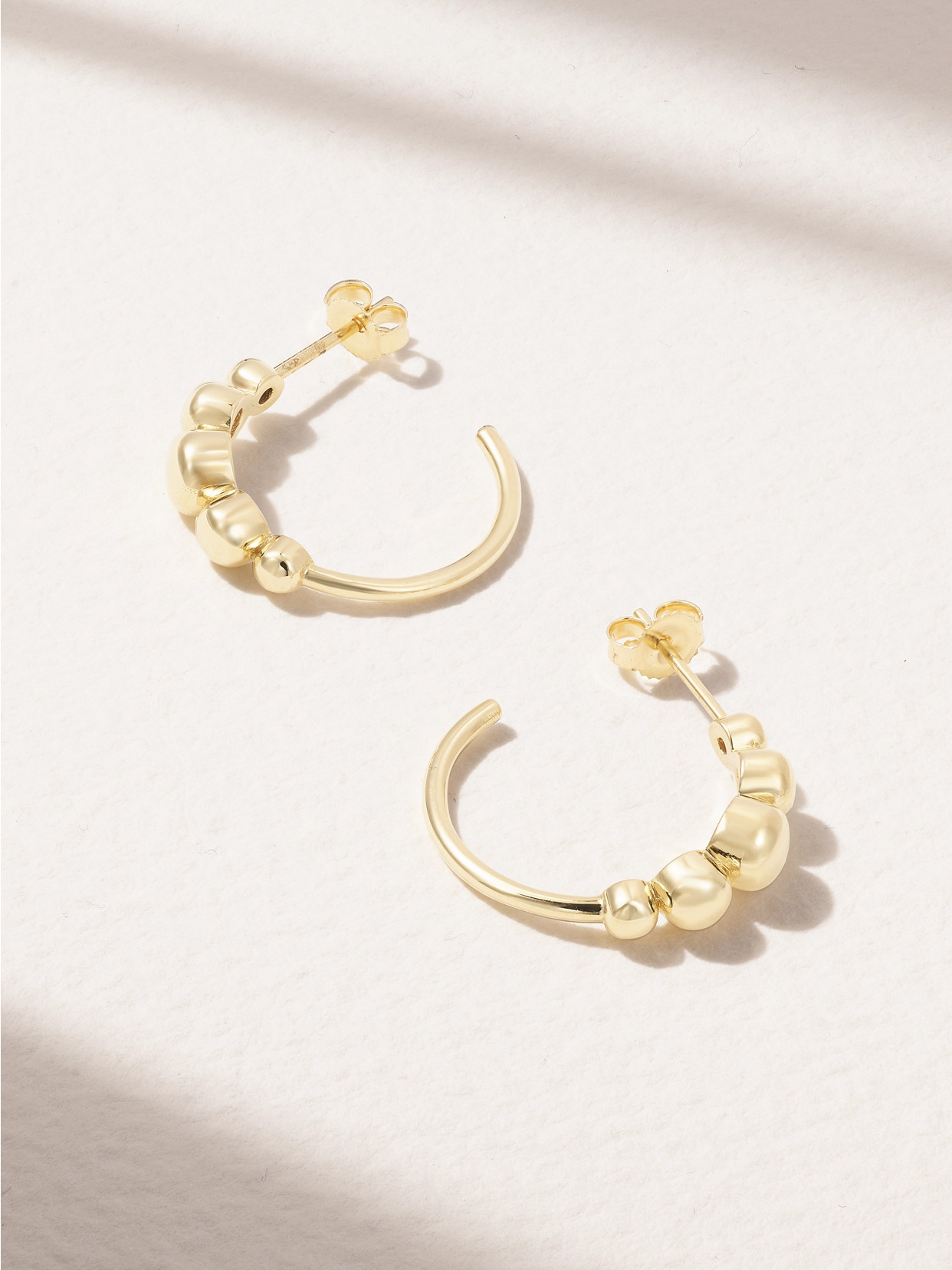 Jennifer Meyer 18-karat Gold Hoop Earrings