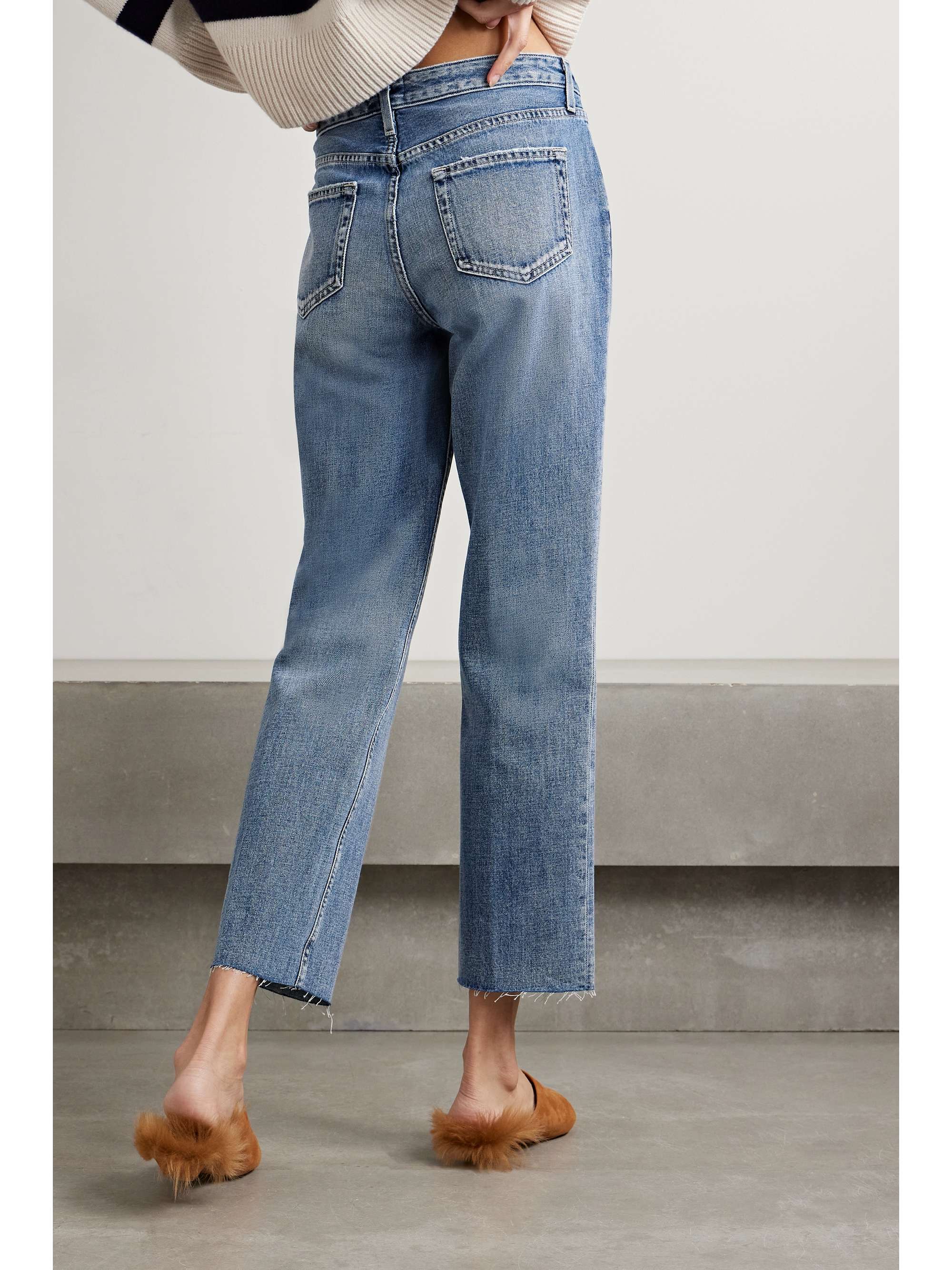 L'AGENCE Milana Stovepipe cropped high-rise slim-leg jeans