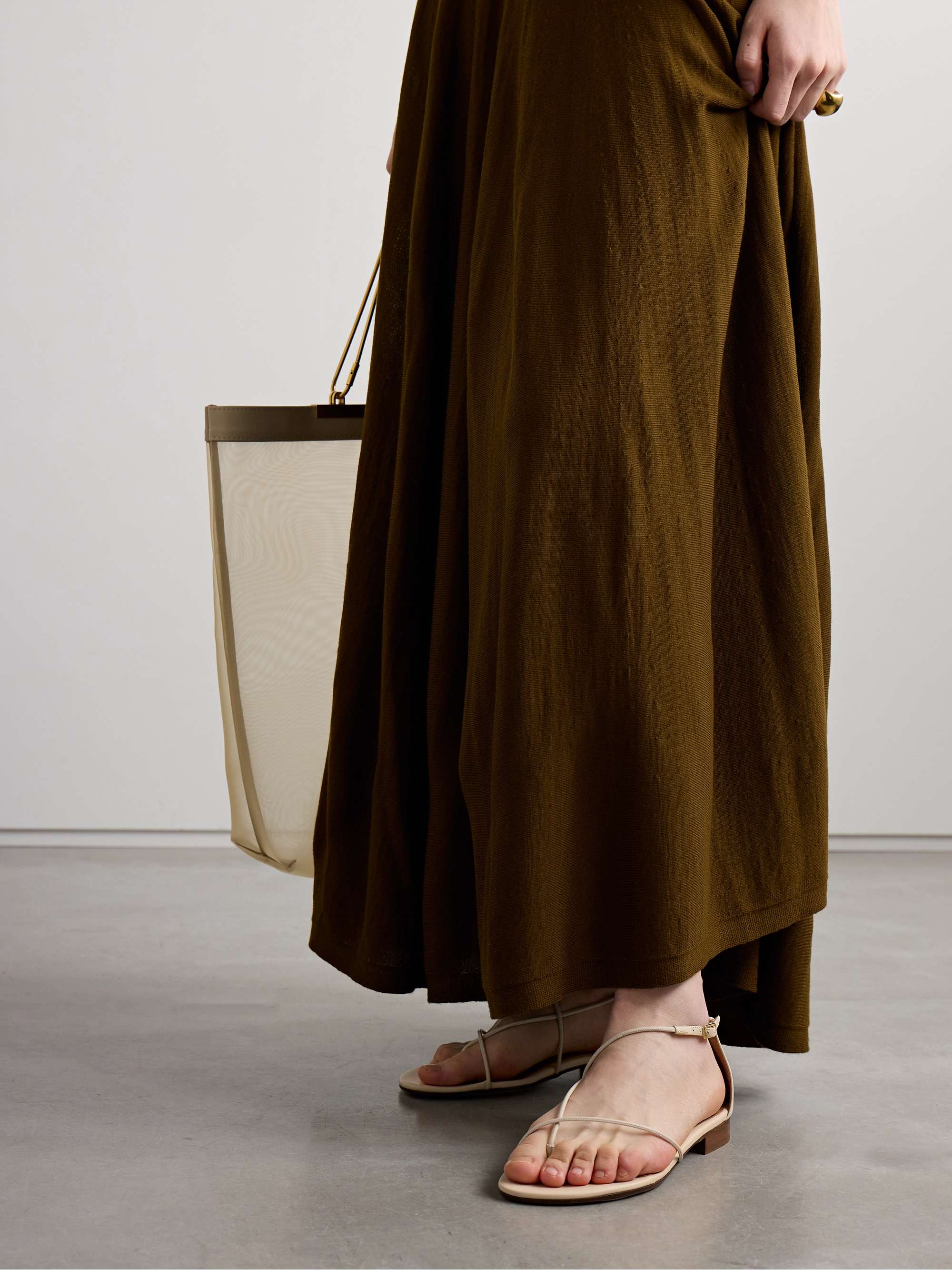 EMME PARSONS String leather sandals | NET-A-PORTER