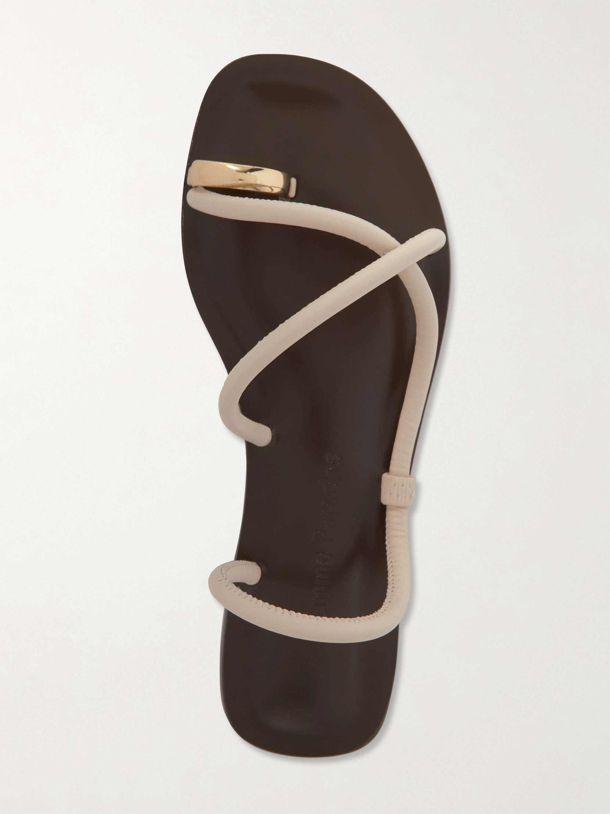 EMME PARSONS Laurie embellished leather sandals | NET-A-PORTER