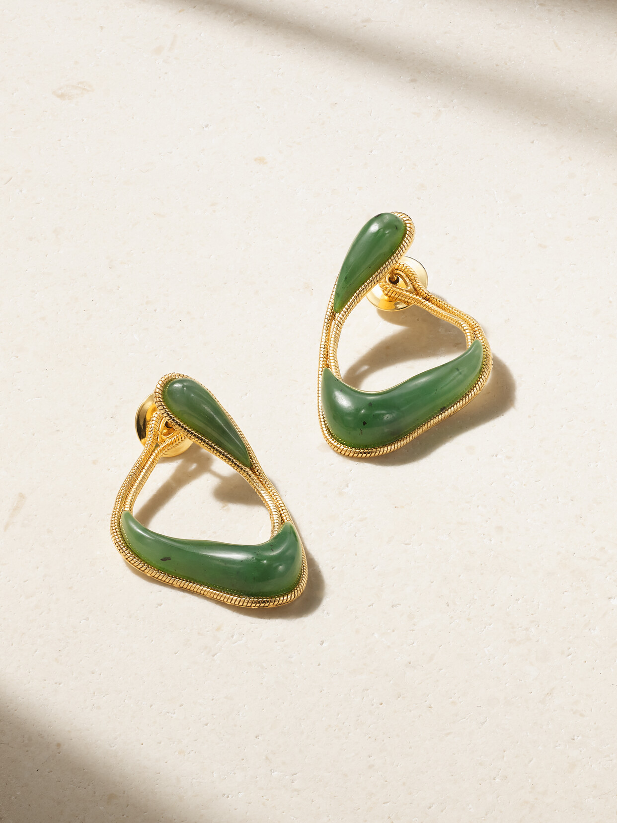 Fernando Jorge - Stream 18-karat Gold Jade Earrings - Green