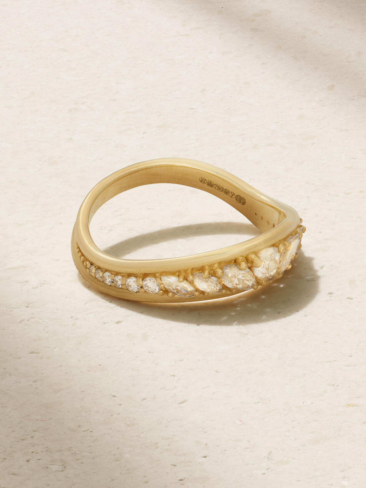 Fernando Jorge Stream Wave 18-karat  Diamond Ring