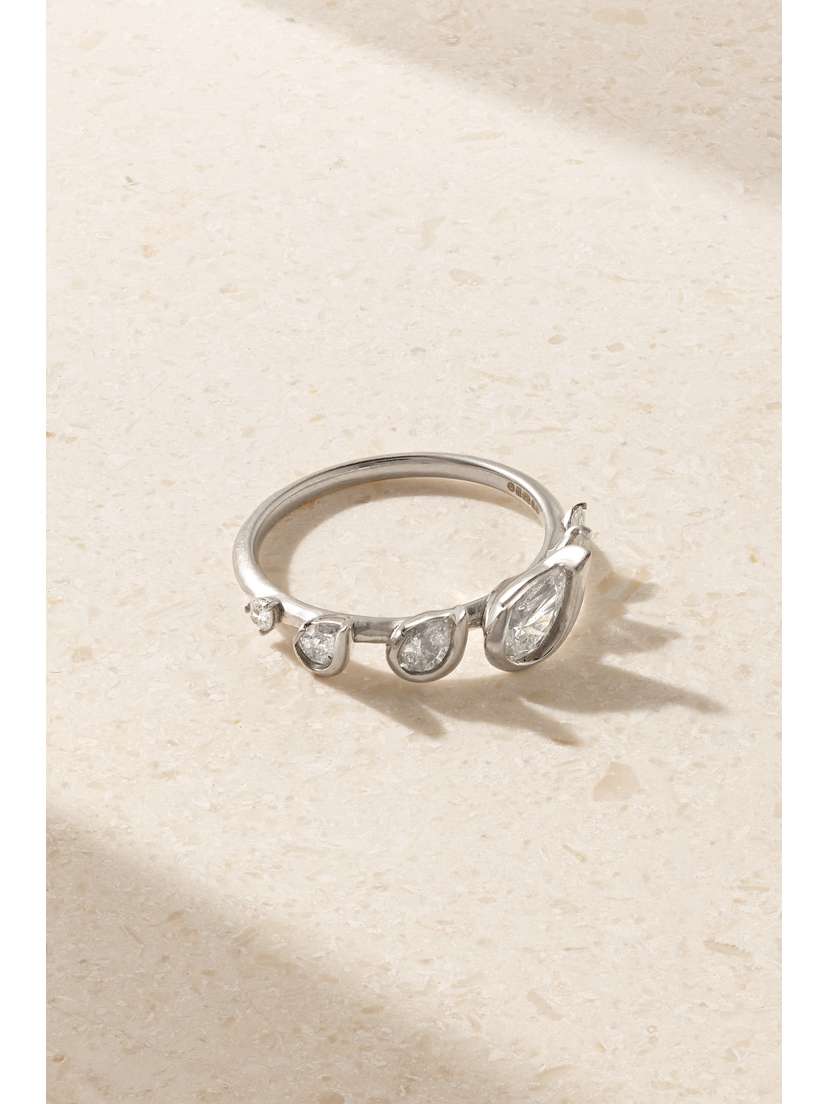 Fernando Jorge Flicker 18-karat White Gold Diamond Ring