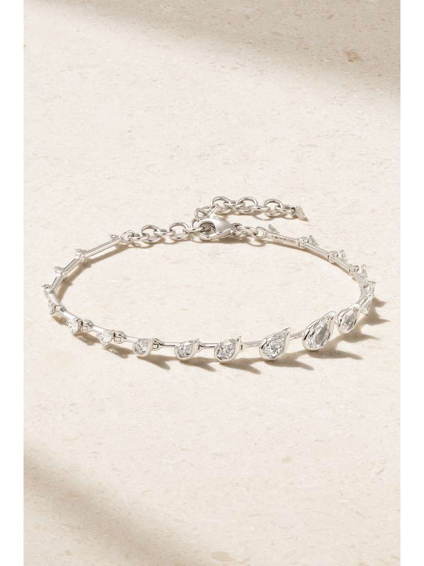Fernando Jorge Flicker 18-karat White Gold Diamond Bracelet
