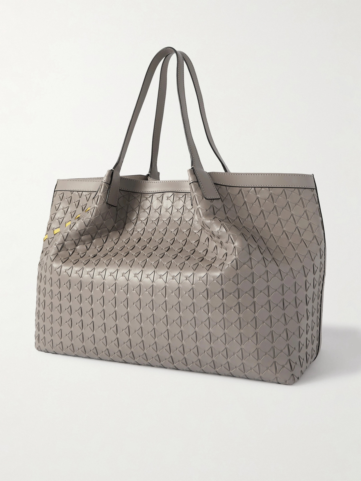 Secret Large Woven Leather Tote