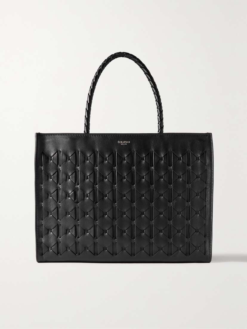 Serapian 1928 Woven Leather Tote