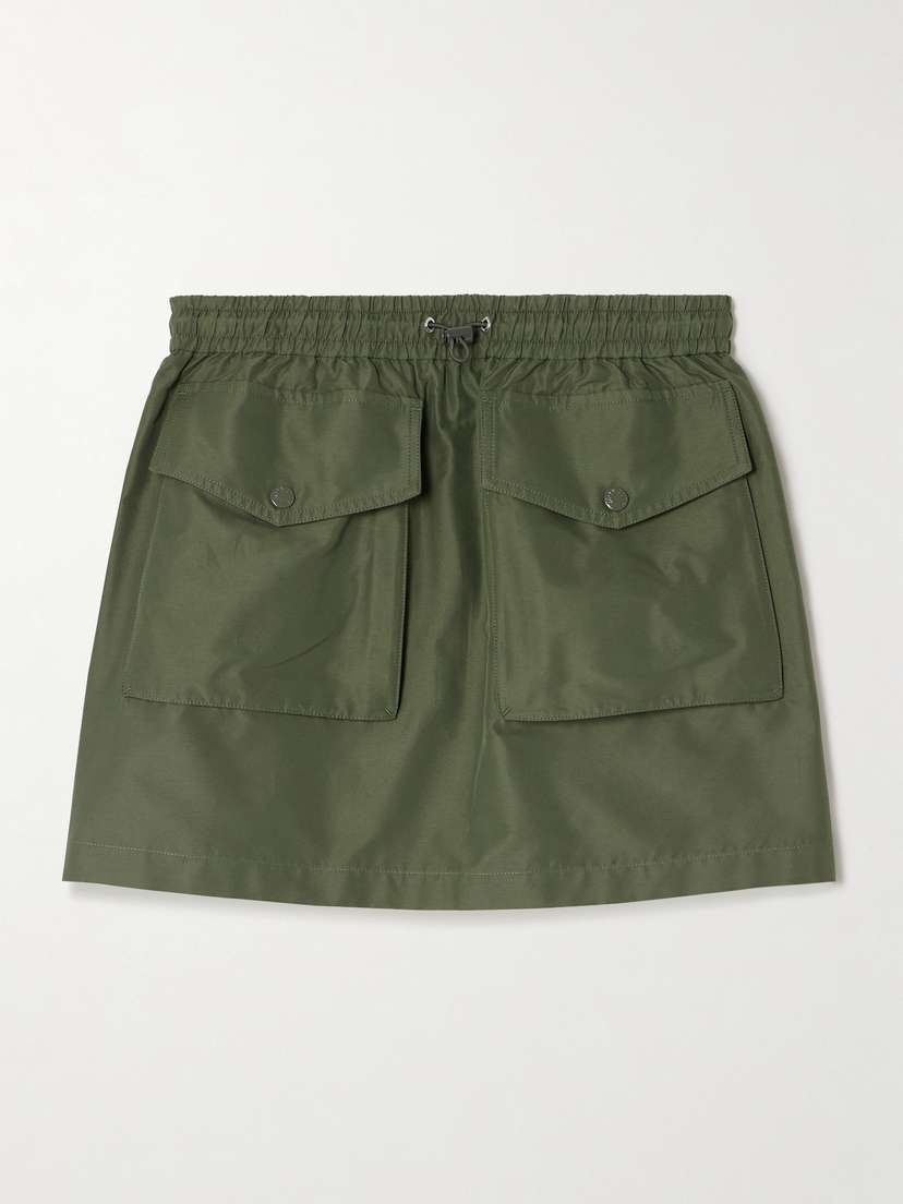 Moncler Taffeta Cargo Mini Skirt