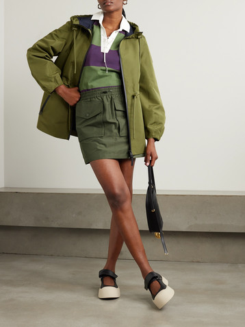 Moncler Taffeta cargo mini skirt