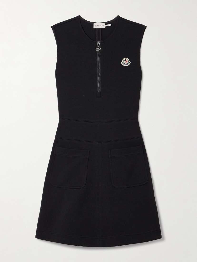 Moncler Cotton-blend Jersey Mini Dress