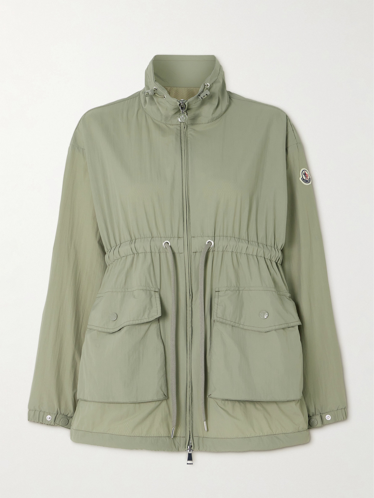 Moncler Iadi Shell Parka In Green