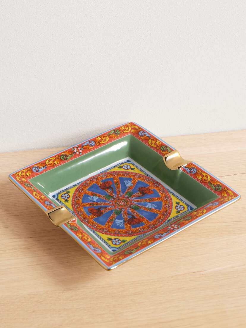 Dolce & Gabbana Printed Porcelain Ashtray