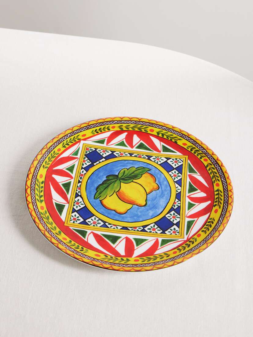 Dolce & Gabbana 31cm Painted Porcelain Charger Plate