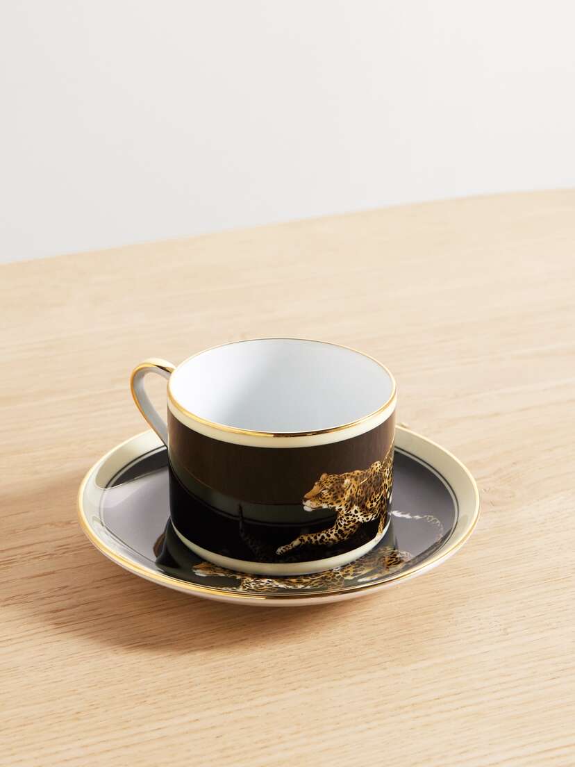Dolce & Gabbana Painted Porcelain Cup And Saucer Set