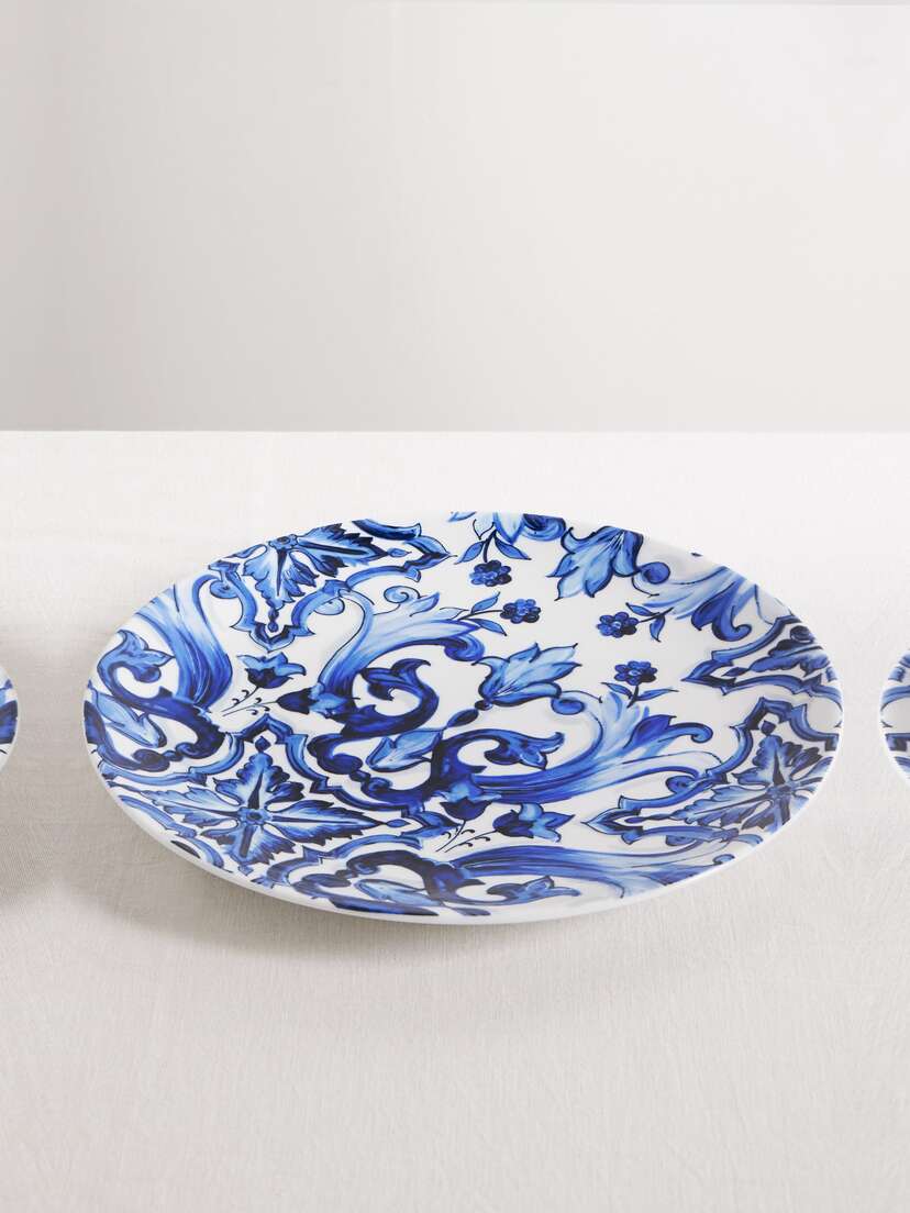 Dolce & Gabbana 31cm Painted Porcelain Charger Plate