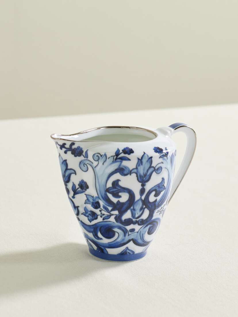 Dolce & Gabbana Printed Porcelain Milk Jug