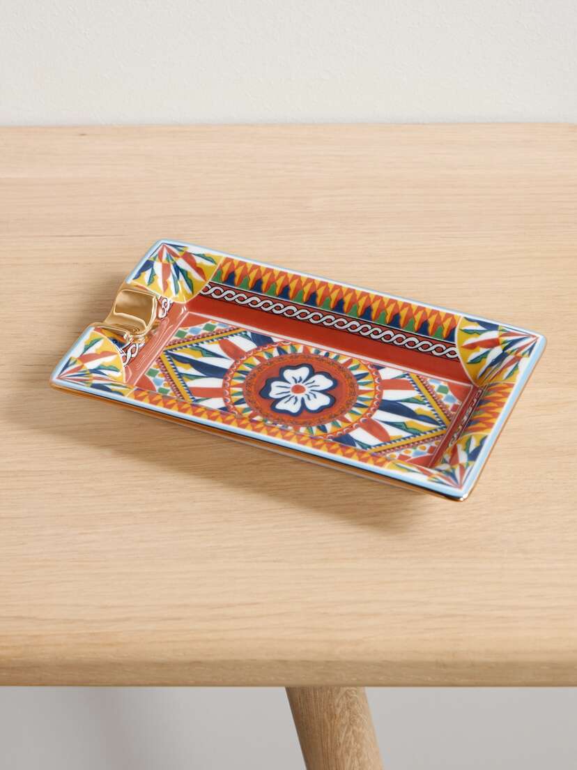 Dolce & Gabbana Printed Porcelain Ashtray