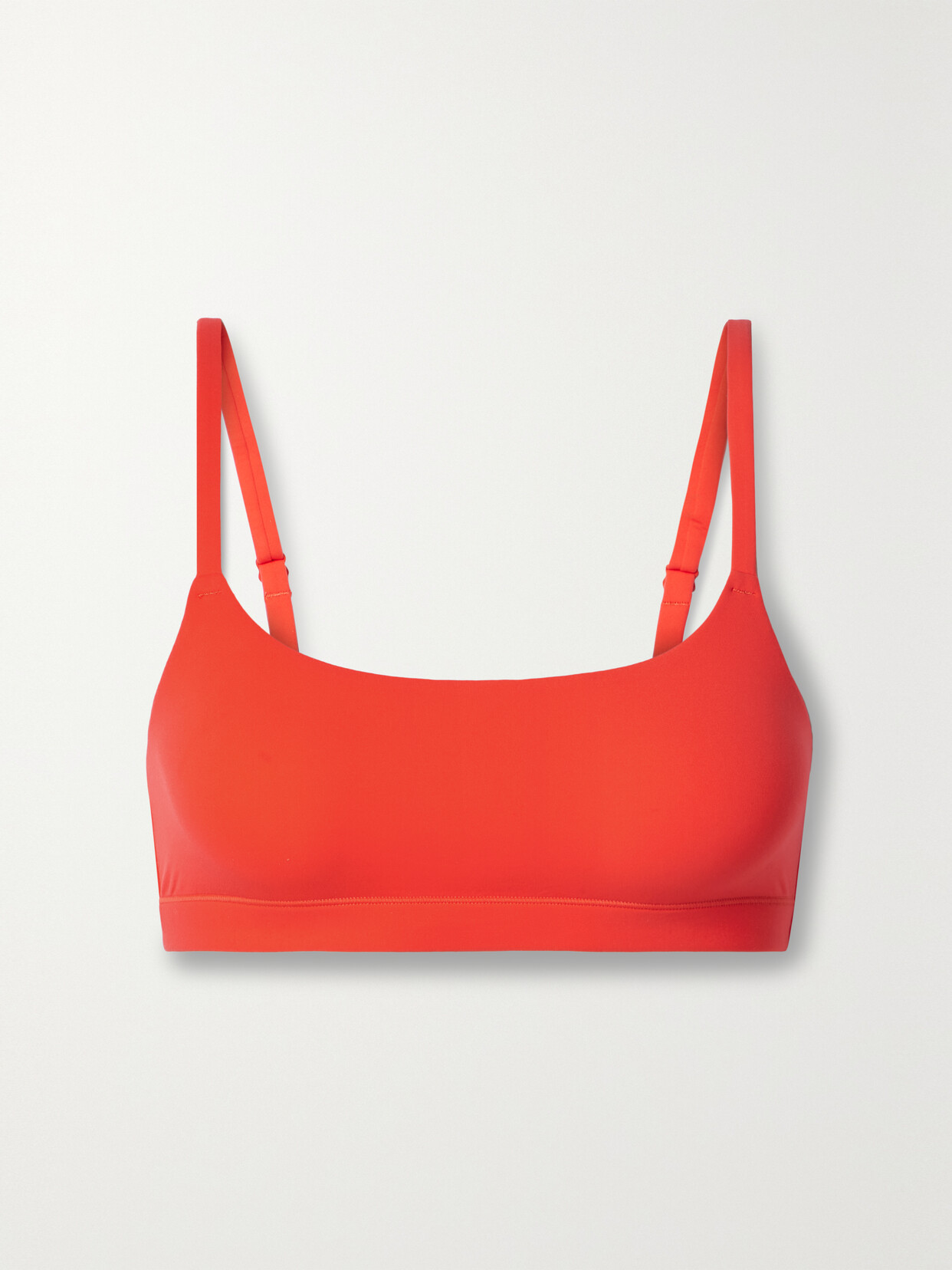 Skims Fits Everybody Scoop Neck Bralette In Red