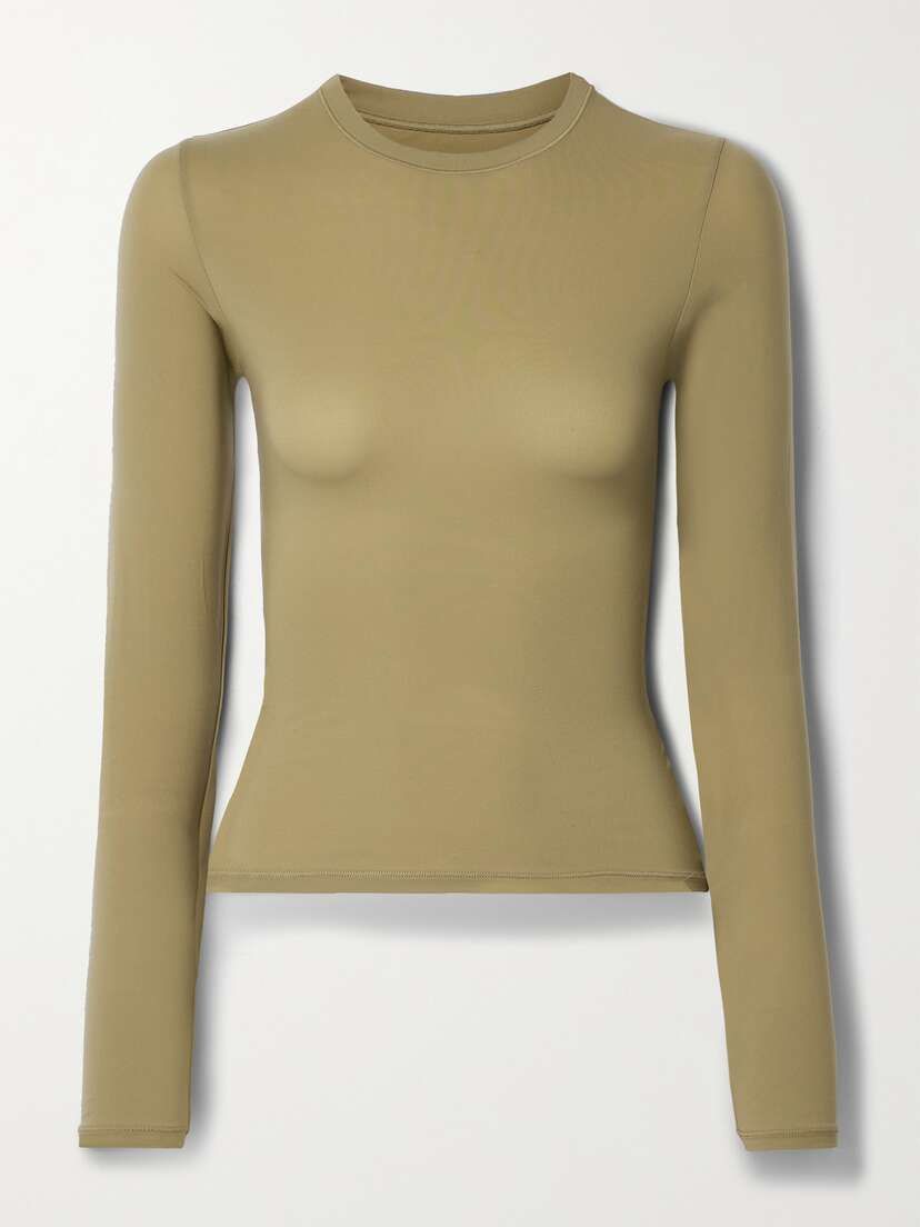 Skims Fits Everybody T-shirt - Khaki