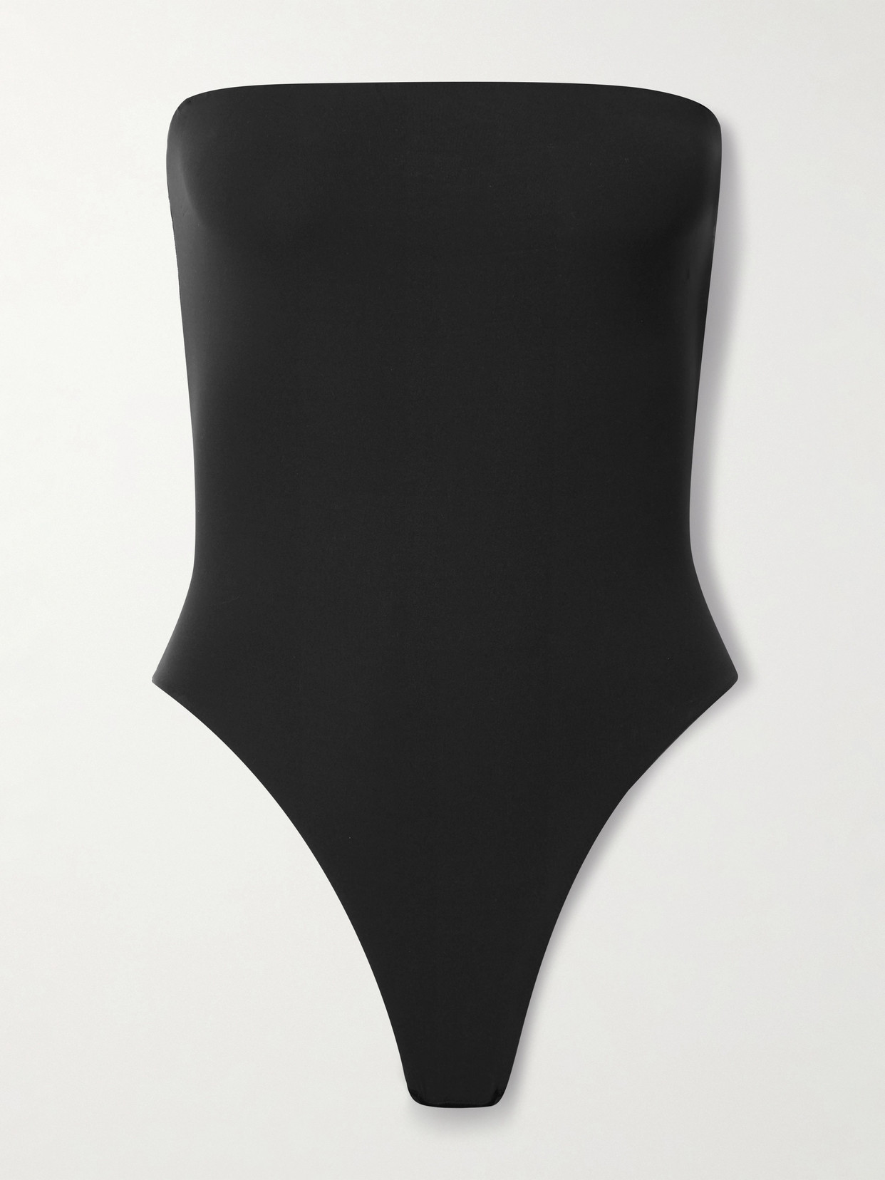 Shop Skims Fits Everybody Strapless Bodysuit – Onyx In Black