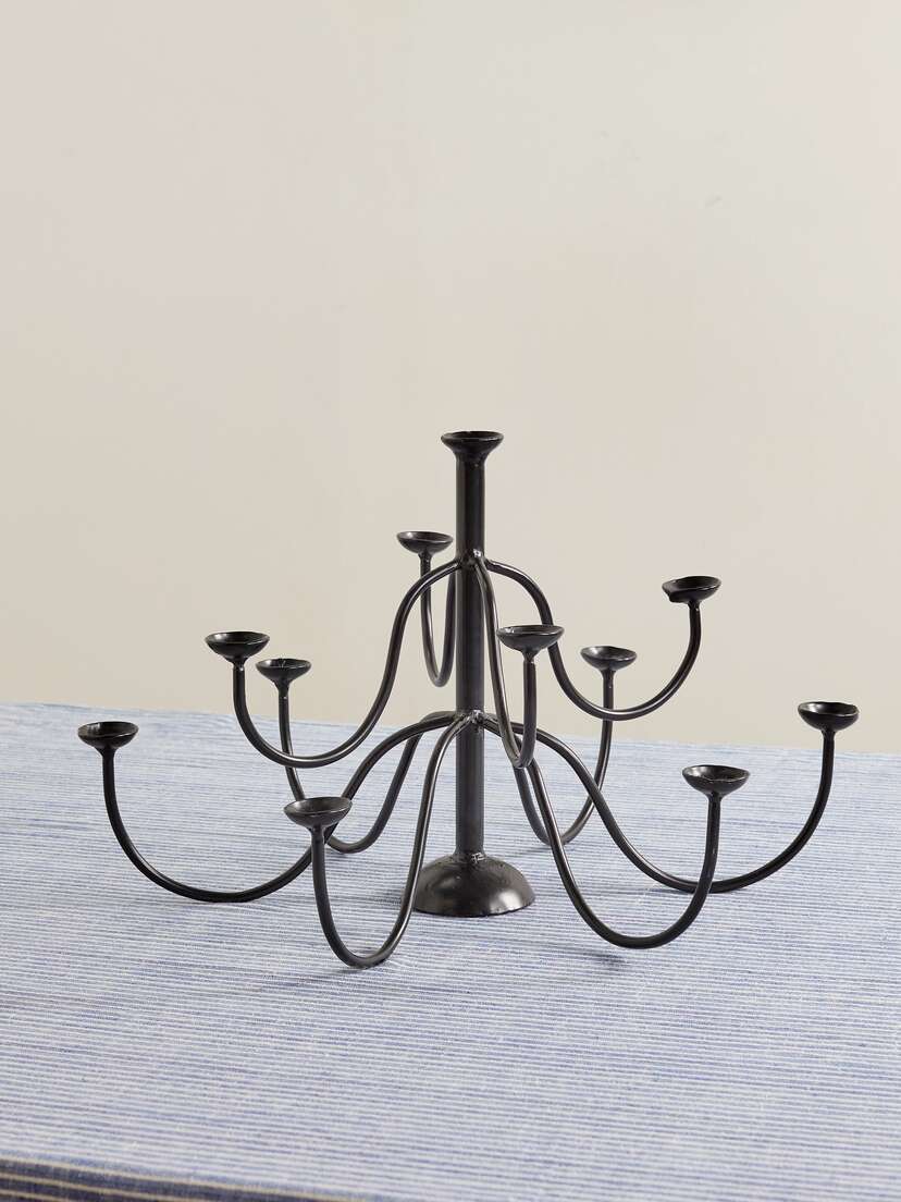 Gohar World Wrought Iron Egg Chandelier
