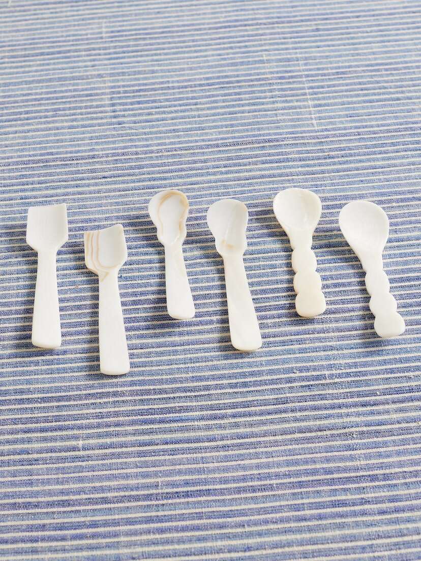 Gohar World Set Of Six Mother-of-pearl Dessert Spoons