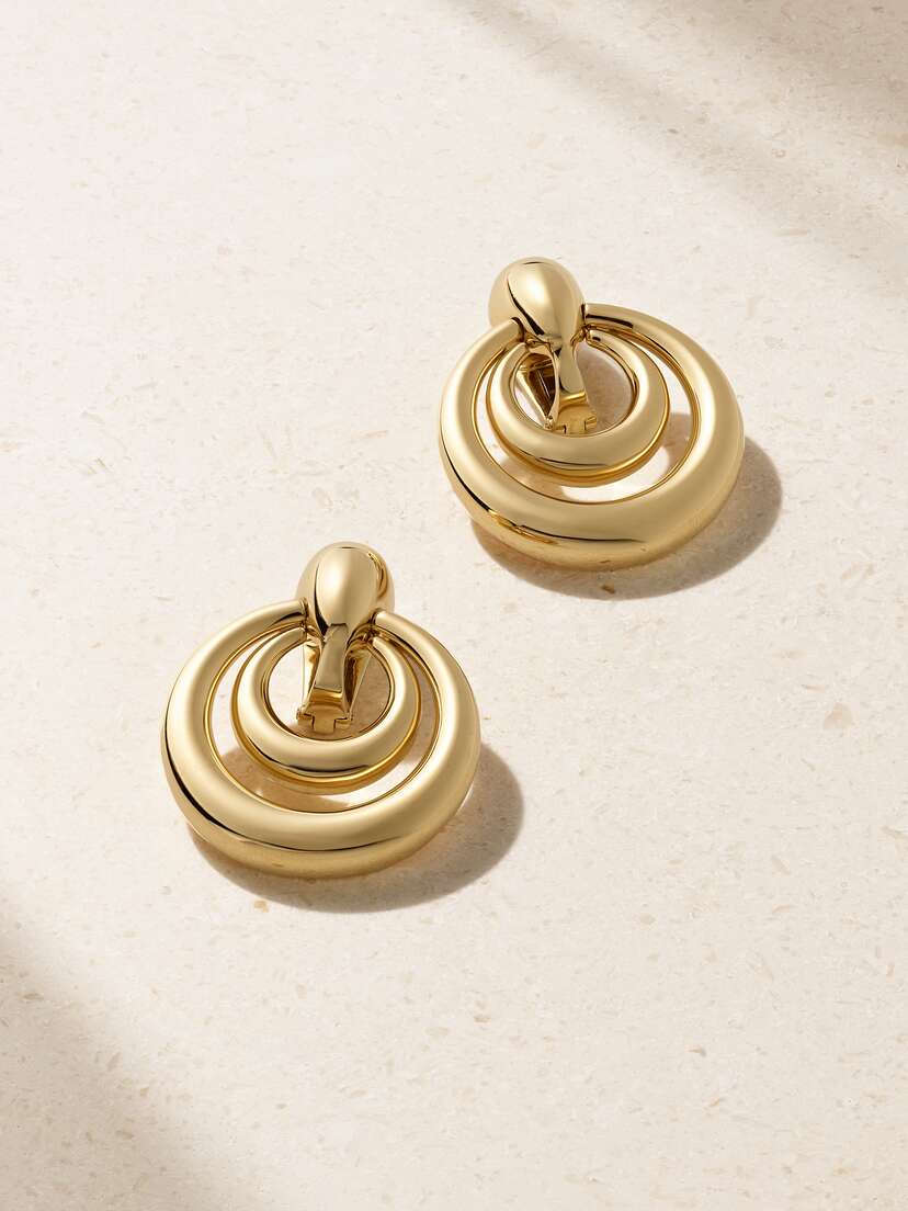 DAVID WEBB 18-karat  Clip Earrings - One size