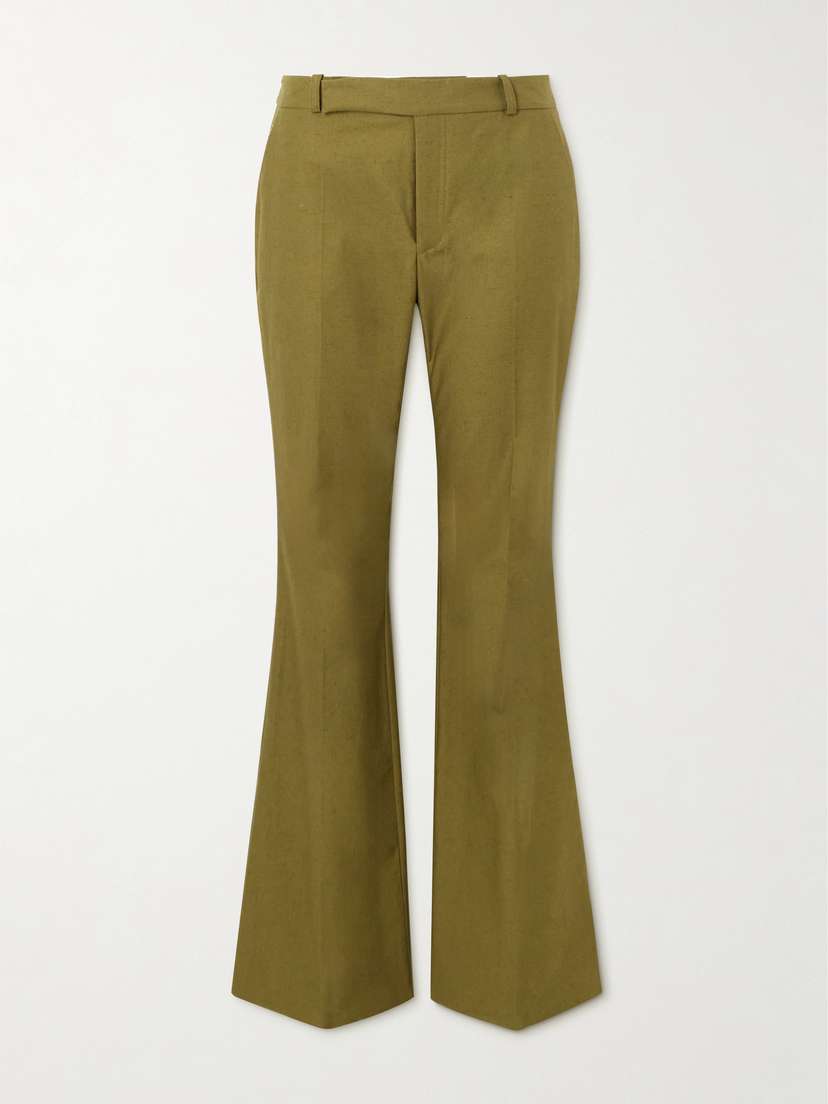Ludovic de Saint Sernin Bum Cotton-twill Flared Pants