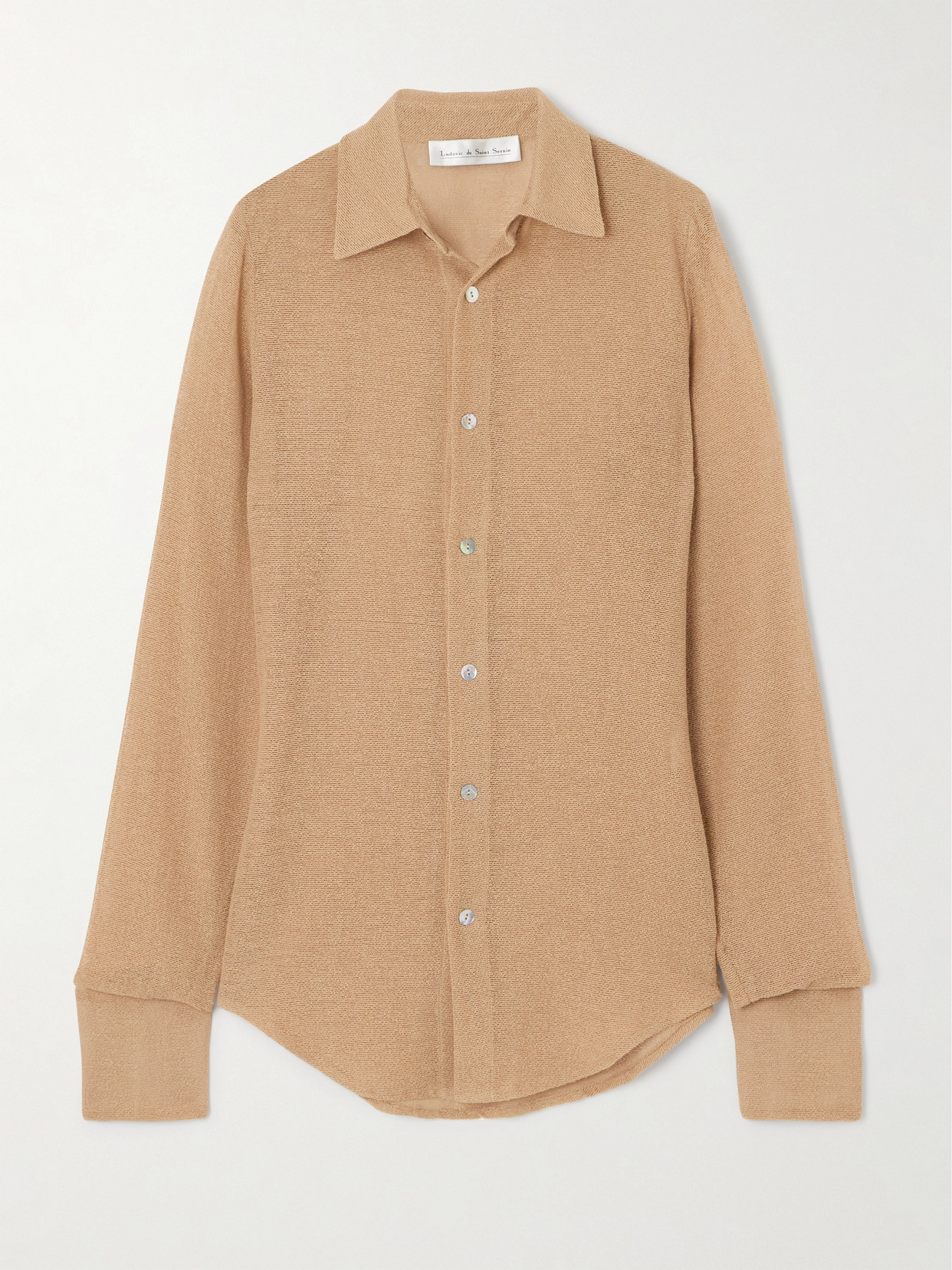 Ludovic De Saint Sernin Cotton-blend Shirt In Neutrals