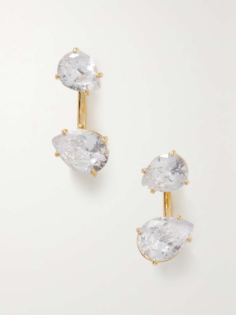 Roxanne Assoulin tone Cubic Zirconia Earrings