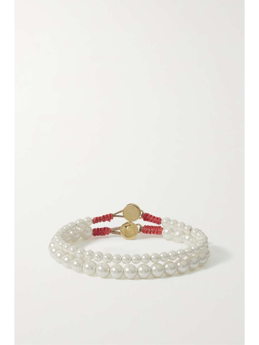 Roxanne Assoulin Princess Set Of Two Faux Pearl Bracelets