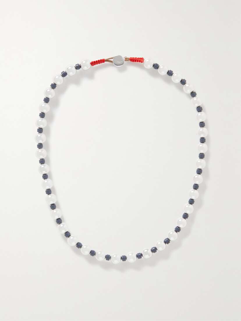 Roxanne Assoulin Well Bred Silver-tone And Enamel Necklace