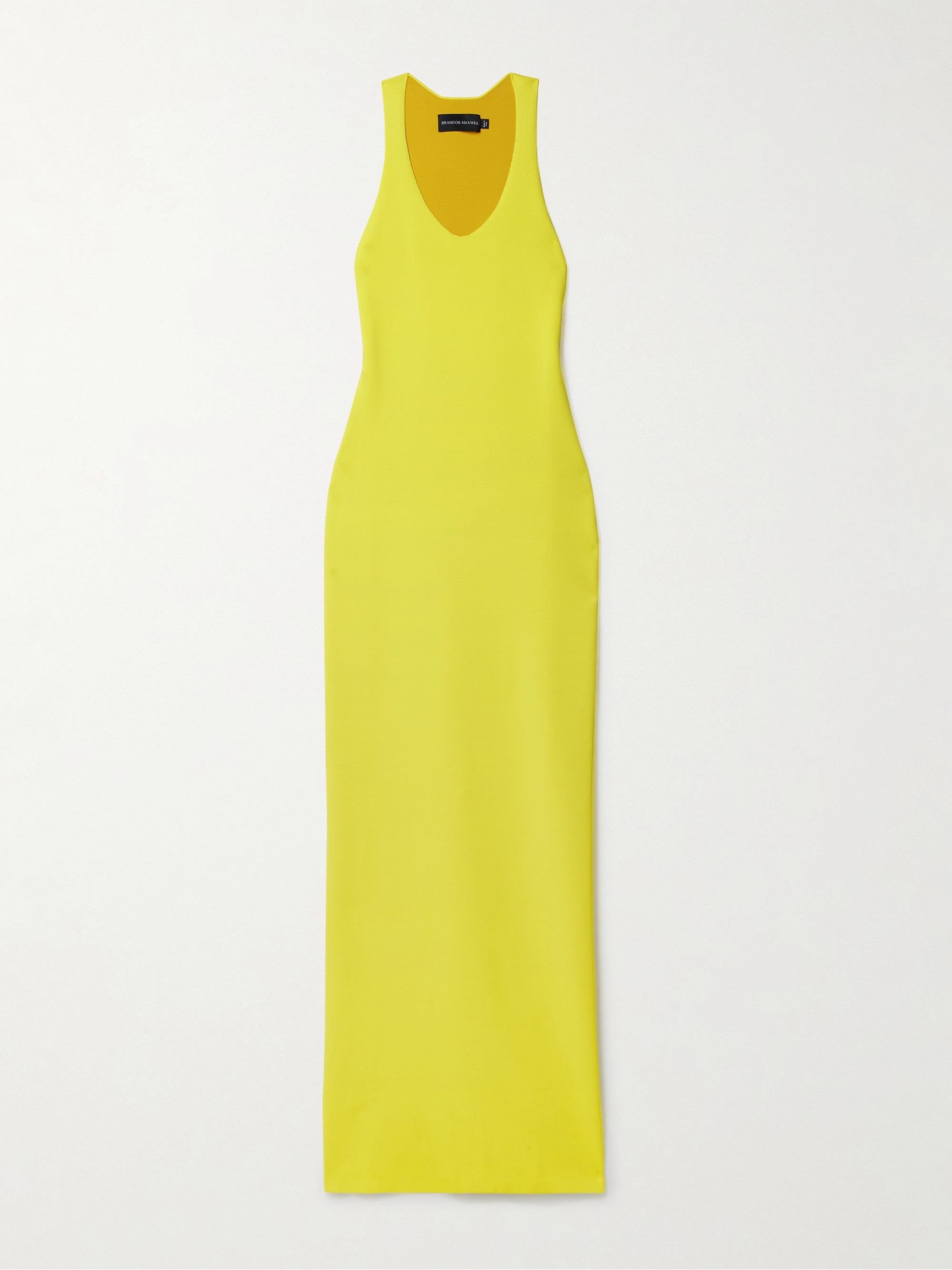 Brandon Maxwell Cara stretch-knit maxi dress thumbnail