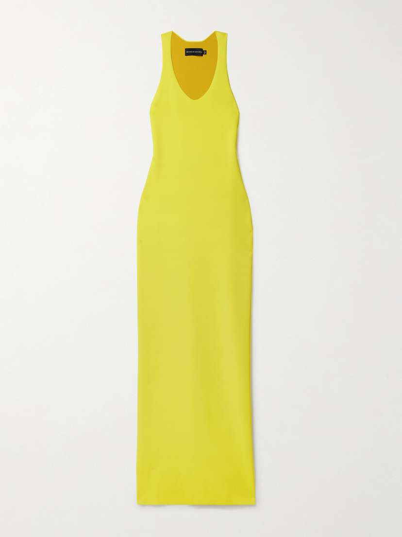 Brandon Maxwell Cara Stretch-knit Maxi Dress